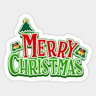 Merry Christmas Sticker